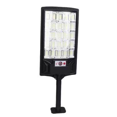 Imagem de Asixxsix Luzes solares para exterior, luzes de rua à prova de água IP67 com 5000 mAh para exterior com controle remoto, luzes de segurança do anoitecer ao amanhecer