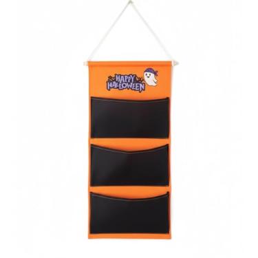 Imagem de chitala 2025 Halloween Cruise Essential Fish Extender cabide de presente com 3 bolsos para troca de presentes FE prateleiras suspensas DCL (preto e laranja)