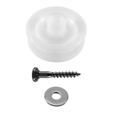 Imagem de Conjunto de rolo de suporte para lava-louças para frigidaire Kenmore Crosley White-Westinghouse Tappan Galaxy Kelvinator Gibson substitui 5304507405, com parafuso