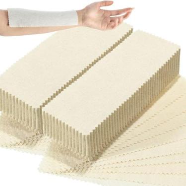 Imagem de Tiras de cera Loopeer 300 peças de musselina natural para depilação fa