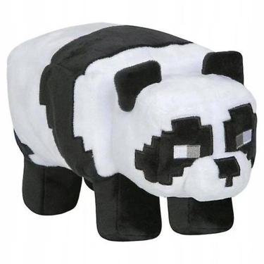 Imagem de Pelúcia Minecraft Panda Steve - Mascote Figura Fofinha 20cm