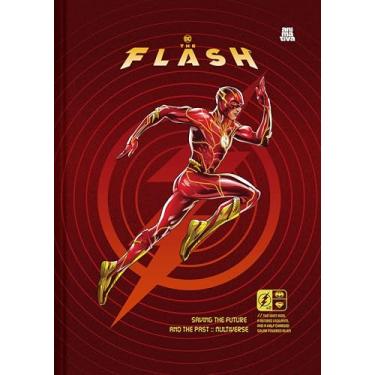 Imagem de Caderno Brochura Animativa, Capa dura, 80 folhas, The Flash, Pacote com 5 unidades