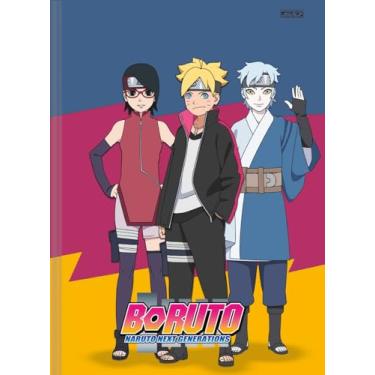 Imagem de Caderno Brochura 1/1 Costurado Animativa, 80 folhas, Capa Dura,Boruto C
