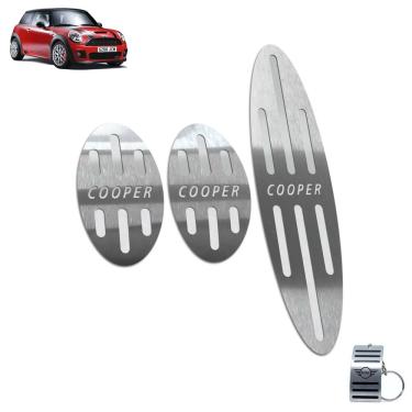 Imagem de Pedaleira Manual Em Aço Inox Mini Cooper Prata