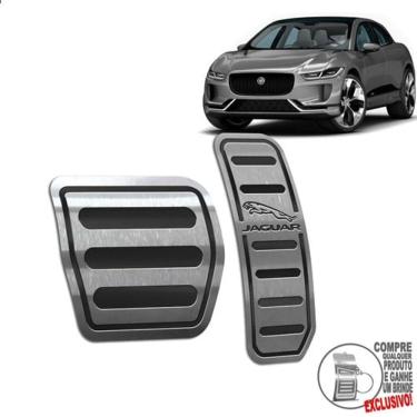 Imagem de Pedaleira Automático Inox Jaguar I-Pace 2019 A 2021 Preto