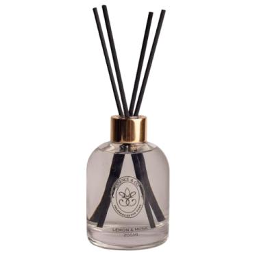 Imagem de Difusor de Ambiente Aromatizador 200ml - Essence & Co. Para Cozinha, Sala E Banheiros (Lemon & Musk)