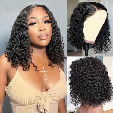 Imagem de Peruca Virginess Wear and Go sem cola Deep Wave Bob 25 cm