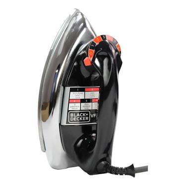 Imagem de Ferro De Passar Roupa Black Decker Modelo Vfa1110tm2 127v Preto/prateado