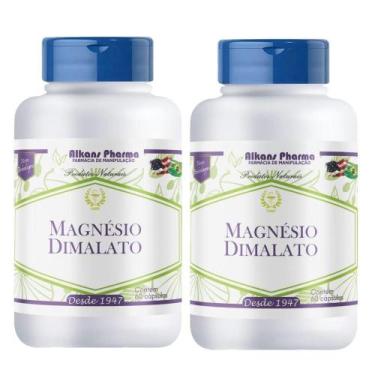 Imagem de Magnésio Dimalato 500Mg 60 Capsulas Alkans