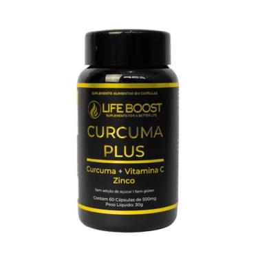 Imagem de Cúrcuma Plus Life Boost | 99% Curcuminoides com Alta Absorção | Alívio Natural para Dores e Inflamações