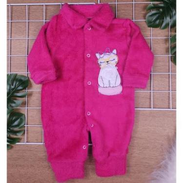 Imagem de Macacão De Inverno Bebê Em Plush Bordado 0-9 Meses Quentinho - Koala B