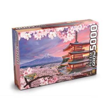 Imagem de Novo Quebra Cabeça Puzzle Monte Fuji 5000 Peças Grow 03464