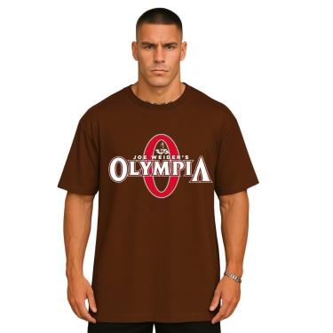 Imagem de Camiseta Oversized Mr Olympia Streetwear Algodão Estilo Urbano Academia Treino-Masculino