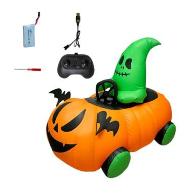 Imagem de Lilihuimaoyi Decoração de Jardim Inflável de Halloween, Caminhão de Abóbora Inflável de Halloween para Jardim E Casa.