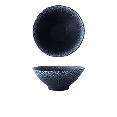 Imagem de WYUYIWH Tigela de cerâmica, tigelas de ramen, tigelas de macarrão, tigelas de arroz de macarrão doméstico, tigelas de sopa criativas (Cor: 4, Tamanho: B)