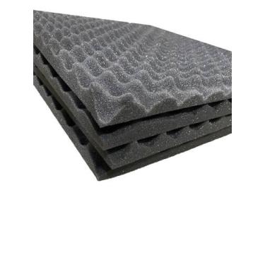Imagem de 16 Placas De Espuma Acustica 50Cm X 50 Cm X 3 Cm - Impaktcom