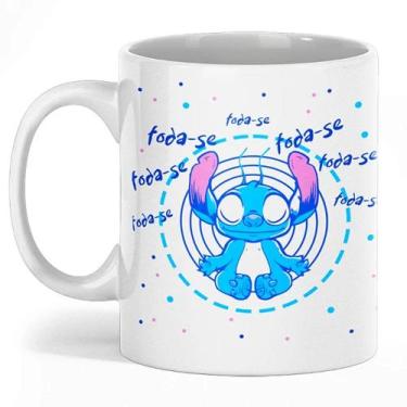 Imagem de Caneca de Porcelana Stitch - Essencial Designerr