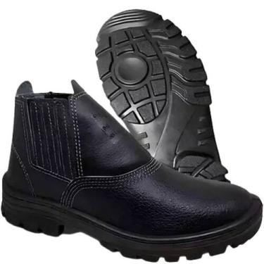 Imagem de Botina Segurança Elástica Mono Bico PVC 002 Crival EPI Proteção Obra C