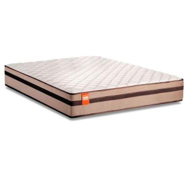 Imagem de Colchão Casal Molas Ensacadas Bali 138x188x22cm Bege - CBP COLCHÕES E 
