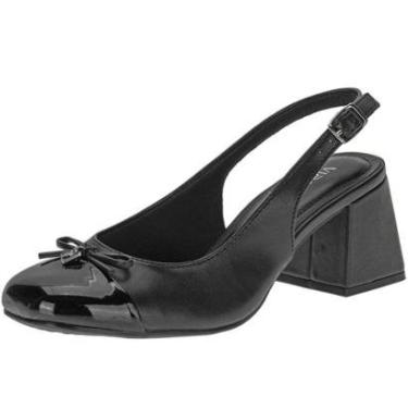 Imagem de Sapato Feminino Salto Grosso Via Marte 067001-Feminino