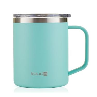 Imagem de Caneca Térmica Kouda 370ml Verde Água - Helga