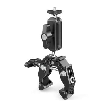 Imagem de Braço Mágico Articulado 3 Polegadas com Garra Super Clamp e Mini Cabeça Esférica para Câmera DSLR, Monitor LED, Microfone, Estúdio de Vídeo e Fotografia