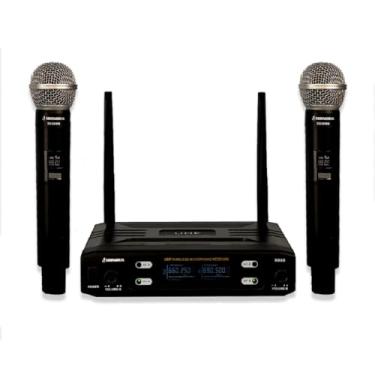 Imagem de Microfone Sem Fio Duplo de Mão UHF SD-28 MM - Soundrix