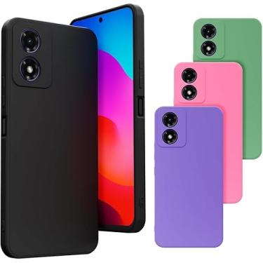 Imagem de Capa Capinha Case Compatível Motorola Moto G04 Silicone Veludo Premium [2ASHOP] (AZUL ROYAL)