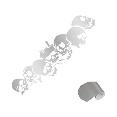 Imagem de Adesivo Universal De Horror Para Carro, Moto, Bicicleta Com Cabeça De 