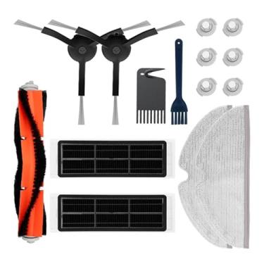 Imagem de HEPA Filter Mop Cloth Side/Main Brush Cover Compatible With XiaoMi Roborock S5 S50 S51 S55 S6 S60 S6 Pure Water Tank Dust Box Spare Parts(Light yellow)