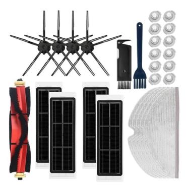 Imagem de HEPA Filter Mop Cloth Side/Main Brush Cover Compatible With XiaoMi Roborock S5 S50 S51 S55 S6 S60 S6 Pure Water Tank Dust Box Spare Parts(Beige)