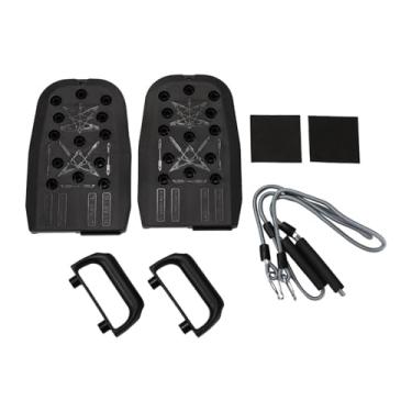 Imagem de Baoblaze Prancha de Treinamento para Flexões com Cordas de Resistência para Abdômen, Braços e Peito - Aparelho Prático para Exercícios em Casa com Pegas