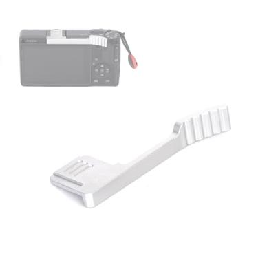 Imagem de SZZCNOX GR4 Pega de polegar para cima para câmera RICOH GR IV GRIV GR4 Metal Hot Shoe Apoio de mão para polegar, suporte antiderrapante para polegar ondulado, aderência aprimorada para fotografia com