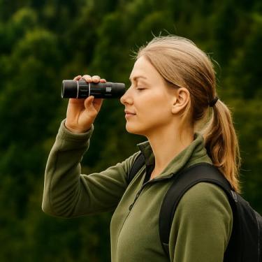 Imagem de Monóculo Profissional 16x52 Telescópio Tático - Lente 52mm, Alcance 8 km, Compacto e Resistente para Observação e Airsoft