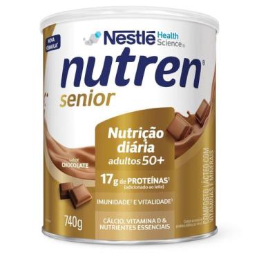 Imagem de Complemento Alimentar Nutren Senior Chocolate 740g