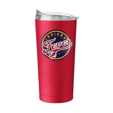 Imagem de FANMATS Copo de aço inoxidável WNBA Indiana Fever 590 ml – Acabamento em pó durável – Serve para a maioria dos porta-copos, copo WNBA oficialmente licenciado – mantém as bebidas quentes e frias