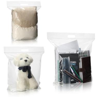 Imagem de Sacos de armazenamento Clabby Clear Plastic Transparente 60 unidades