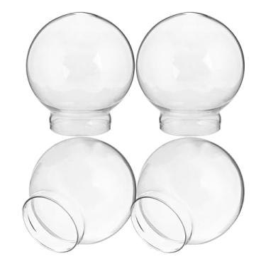 Imagem de PRETYZOOM 4 peças de cúpula de vidro cloche cloche cúpulas para globos de neve DIY capas de caixa de música e monitores de plantas para decoração de casa exclusiva e projetos de artesanato criativo
