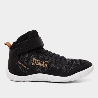 Imagem de Tênis Cano Médio Everlast Forceknit 6 Feminino, Preto, Cobre, 36