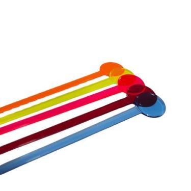 Imagem de Mexedor drink longo 16cm colorido sortido c/50un - Elite