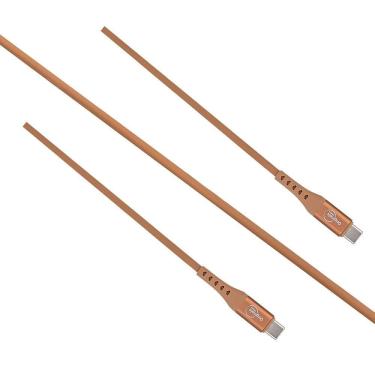 Imagem de Cabo USB-C para USB-C 1,2 m, Originais iPlace, Avelã