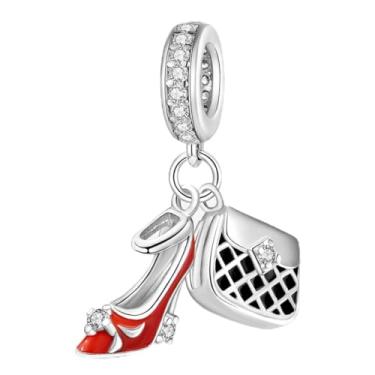 Imagem de 1 peça de berloque de laço moderno prateado adequado para mulheres, faça você mesmo e roupa diária combinando joias decoração presente para mamãe, 8.36*24mm, Prata, Sem Pedra Preciosa