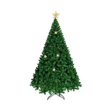 Imagem de Árvore Natal Pinheiro Canadense 120/150/180cm - Pinheiro Artificial Verde Premium Cheio para Decoração Natalina(1,20M | 110 Galhos)