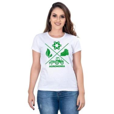 Imagem de Camiseta Country Feminina Algodão Agronomia Manga Curta - Campero, GG,