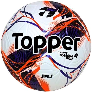 Imagem de BOLA FUTEBOL CAMPO OFICIAL TOPPER SAMBA PRO N4 ALTA QUALIDADE-Unissex