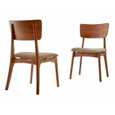 Imagem de Conjunto Com 2 Cadeiras Viena Gold Moderna Mobília Turim 07-cinam.imbuia