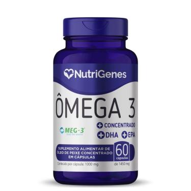 Imagem de Ômega 3 Concentrado 60 Cápsulas 1450mg Nutrigenes