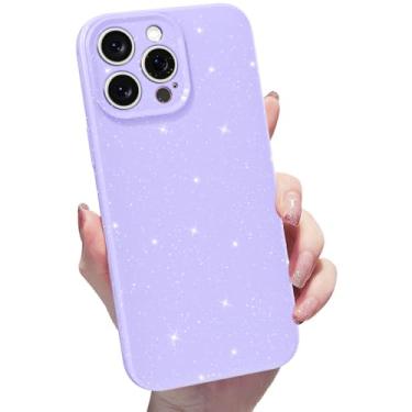 Imagem de Finyosee Capa brilhante para iPhone 11 Pro, linda capa de silicone brilhante, brilhante, fina, fina, brilhante, capa protetora de borracha de gel de TPU macio para mulheres e meninas de 5,8 polegadas