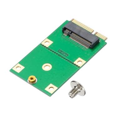 Imagem de PATIKIL M2 NVME SSD adaptador estendido transferência de cartão 2242-MSATA, adaptador de extensão M.2 muda para tamanho longo com chaves de fenda para home office internet cafés, verde