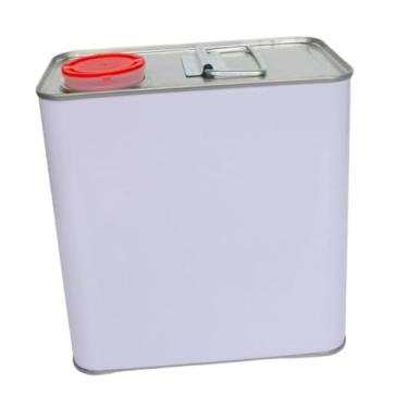 Imagem de Wswqop Lata de Tinta, Balde de Tinta Portátil Retangular Multiuso com Tampa, Recipiente de Armazenamento de Metal para Solventes, Vernizes E Projetos D, 2,5L